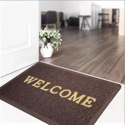 Anti-Slip pvc coil mat 40 x 60cm hello Welcome door mats