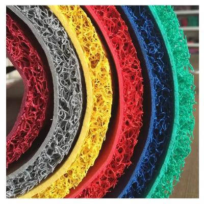 China wholesale vinyl carpet roll color printed Plain Embossed PVC Coil Door Mat