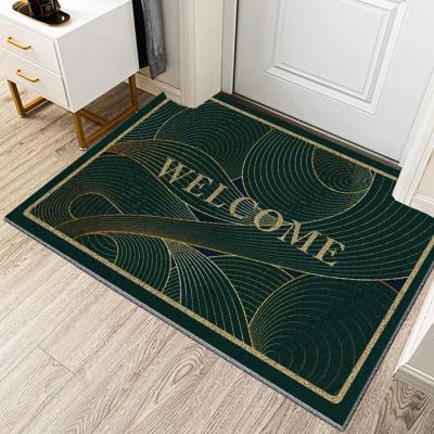 Customized size anti-slip foot mat for front door