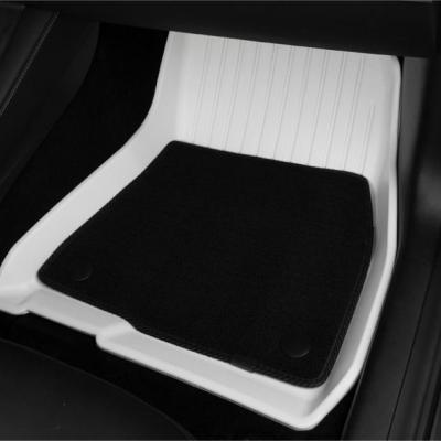 Dust-proof, anti-fouling, flame-retardant and comfortable white TPE car  mats