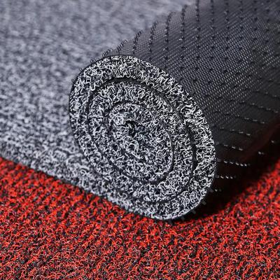 Factory welcome noodle entrance mat pvc coil door floor mats rolls for car