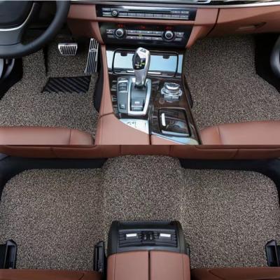 Fireproof Hot sales PVC coil car mat with spike backing