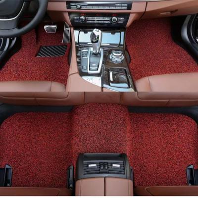 Multiple Color PVC Coil Car Mat with Non Skid Nail Backing