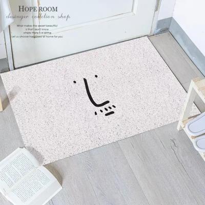 Outdoor Anti Slip Pvc Backing Coil Mat Cushion Mat Pvc Plastic Door Mat For House Doormat