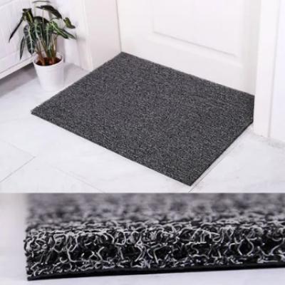 PVC roll mat with spike backing,Anti slip and double color PVC noodles mat