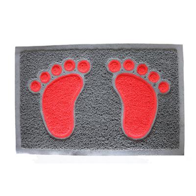 Pvc Customize Print Welcome Door Mat Durable Hotel Entrance Carpet Coil Pvc Front Door Mat