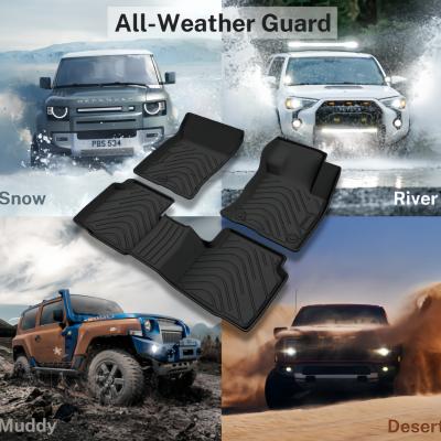 Universal Luxury TPE Interior Car Mats Premium Accessories Car Floor Mats For Vehicle Interiors